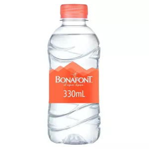 botella de agua bonafont 330ml