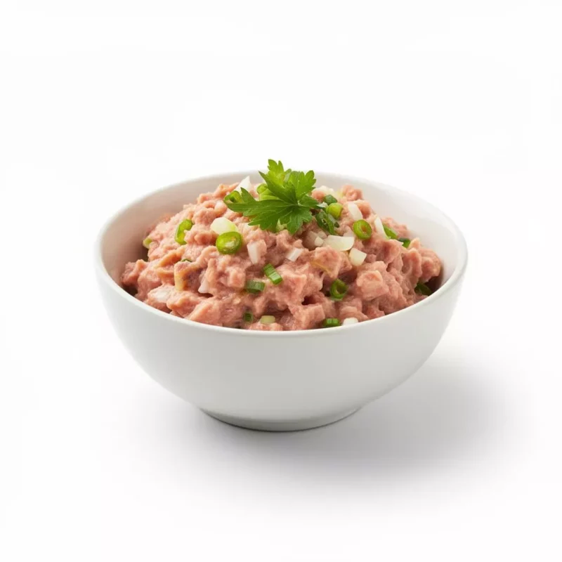 Bowl de Atun chico product photo on white background