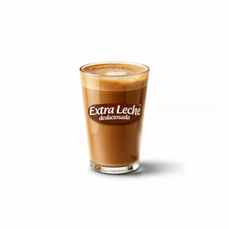 Extra Leche deslactosada (café) Extra Leche deslactosada (café) product photo on white background