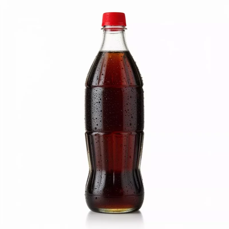 Coca Cola Original 500ml botella vidrio product photo on white background