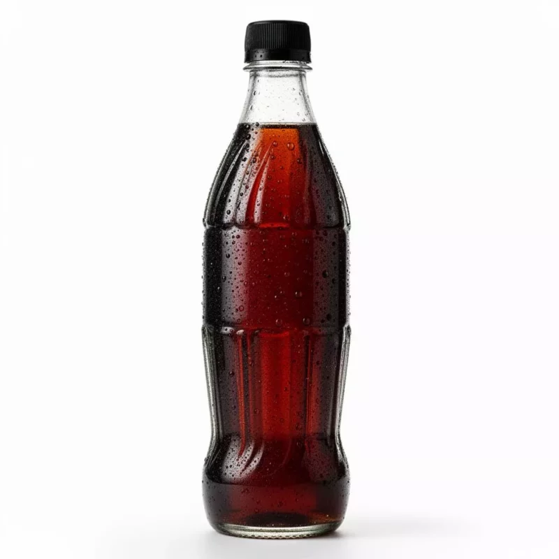 Coca Cola Zero 500ml botella vidrio product photo on white background