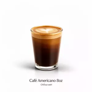 Café Americano 8oz (chico) product photo on white background