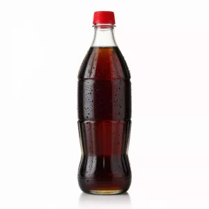 Coca Cola Original 500ml botella vidrio product photo on white background