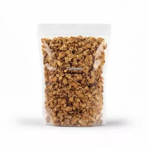 Topping Granola product photo on white background