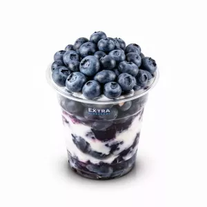 Extra Blueberry (vaso de fruta) product photo on white background