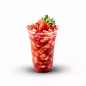 Extra Fresa (vaso de fruta) product photo on white background