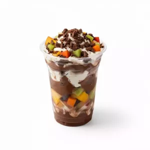 Extra Chispas de chocolate (vaso de fruta) product photo on white background