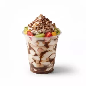 Extra Coco rayado (vaso de fruta) product photo on white background