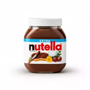 Extra Nutella (vaso de fruta) product photo on white background