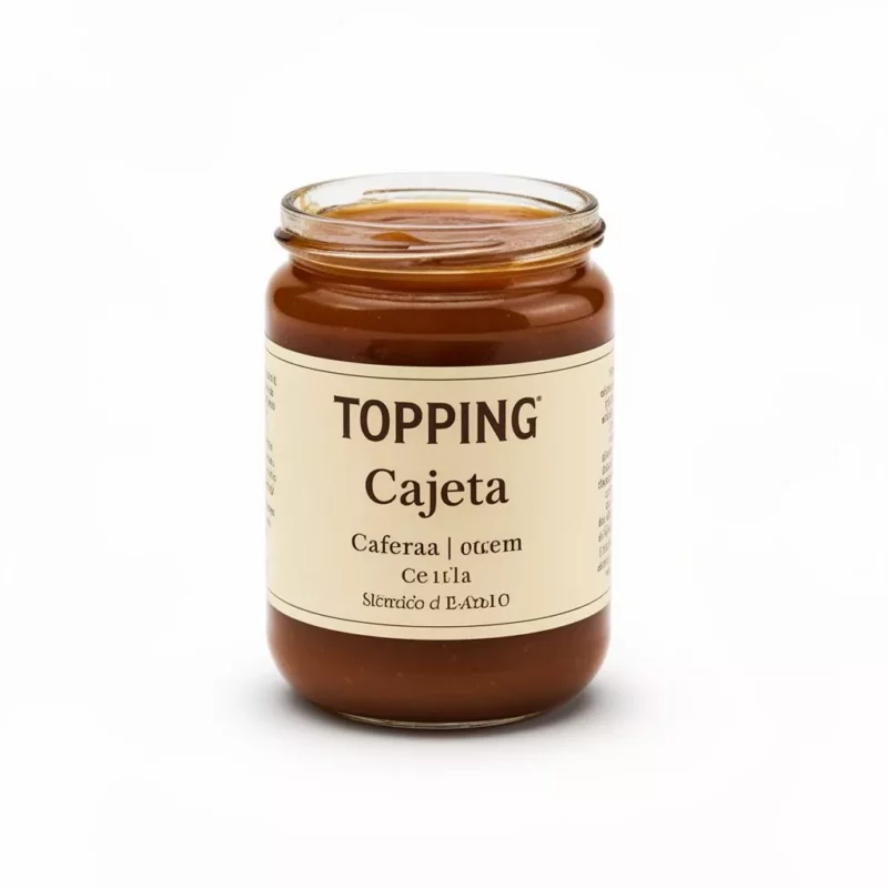 Topping Cajeta product photo on white background