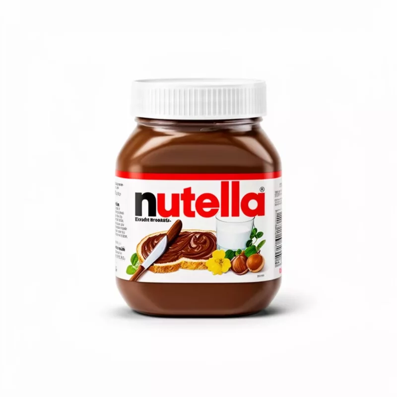 Topping Nutella Topping Nutella product photo on white background