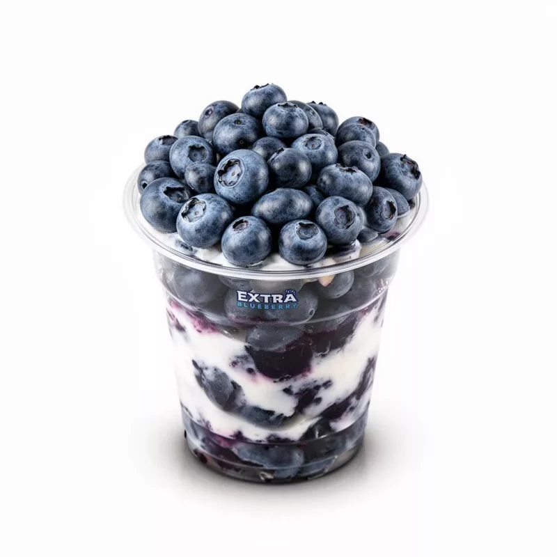 Extra Blueberry (vaso de fruta) product photo on white background