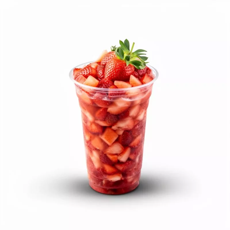 Extra Fresa (vaso de fruta) Extra Fresa (vaso de fruta) product photo on white background