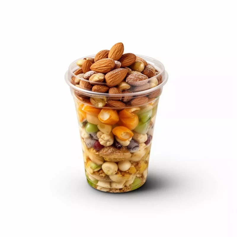 Extra Almendra (vaso de fruta) product photo on white background