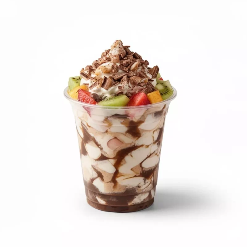 Extra Coco rayado (vaso de fruta) product photo on white background